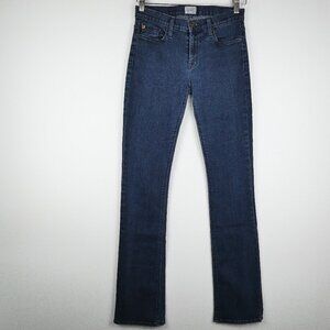 Hudson Jeans Women 26 Elle Midrise Baby Boot Doni Dark Blue Wash